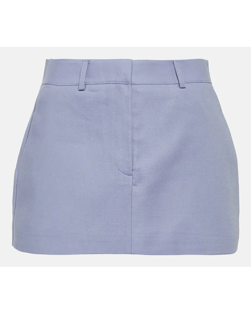 FRANKIE Shop Minigonna Isle in popeline Blu