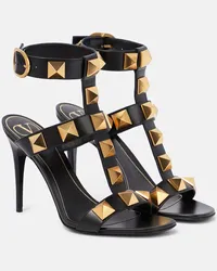 Valentino Garavani Sandali Roman Stud in pelle Nero