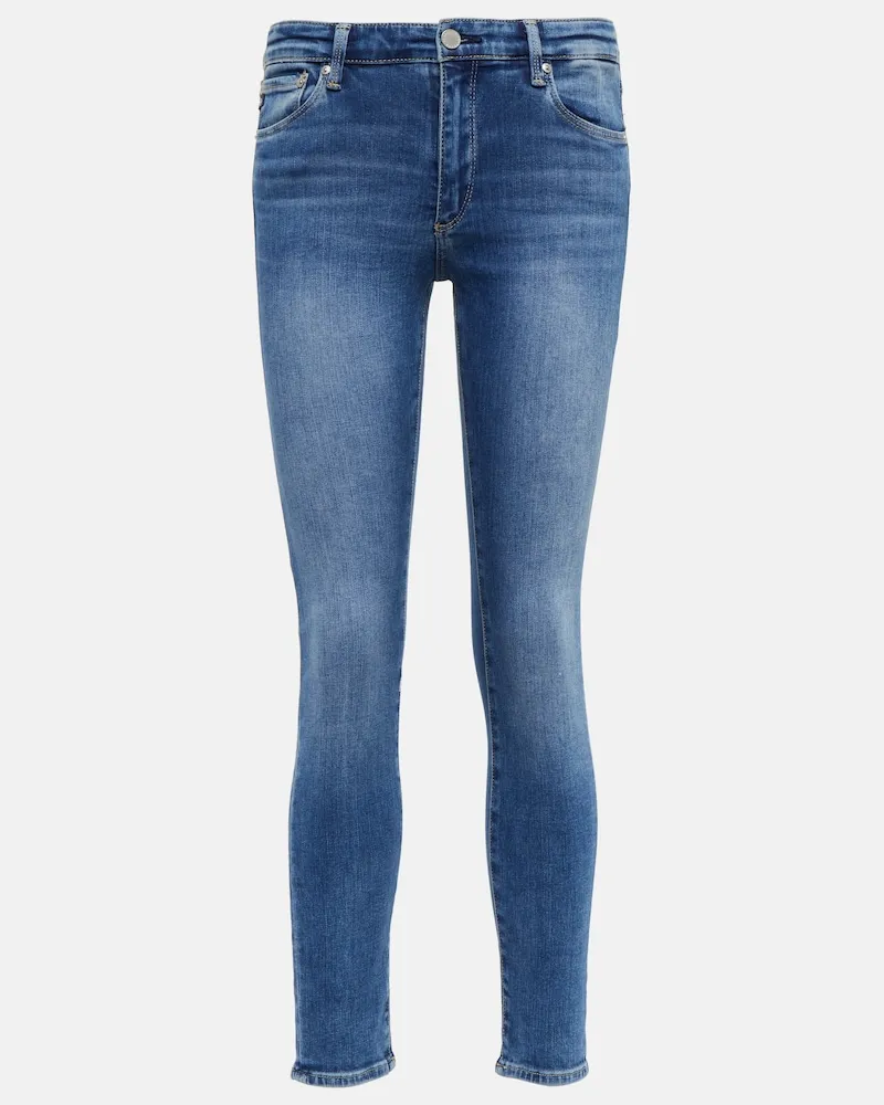 Adriano Goldschmied Jeans skinny Prima Ankle a vita media Blu