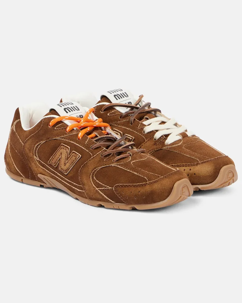 Miu Miu x New Balance - Sneakers 530 SL in suede Marrone