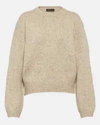 Loro Piana Pullover Newcastle in lana e cashmere Neutro