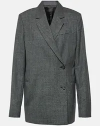 Totême Blazer in misto lana Nero