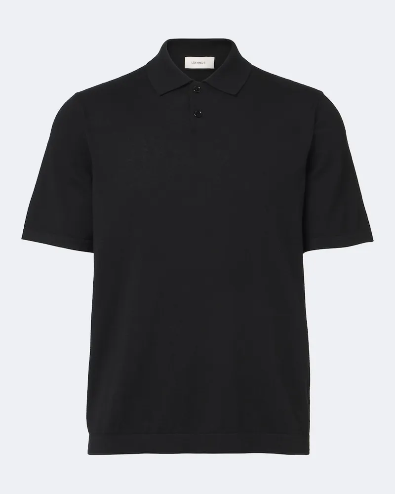 Lisa Yang Polo Keir in cotone e cashmere Nero