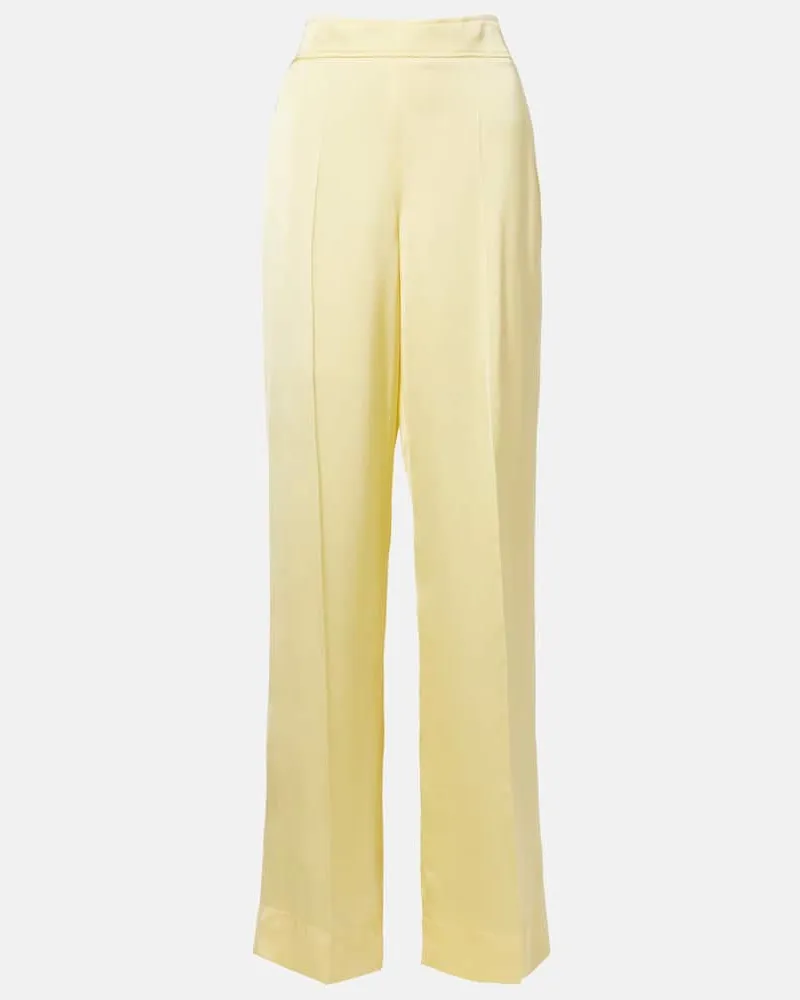 Jil Sander Pantaloni regular a vita media Giallo