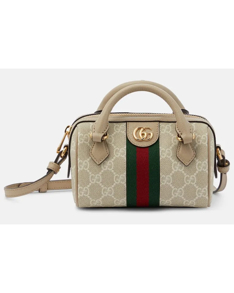 Gucci Borsa Ophidia Super Mini con pelle Neutro