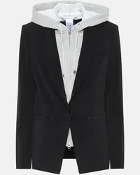 Veronica Beard Blazer Scuba Dickey Nero