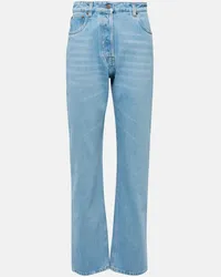 Prada Jeans regular a vita alta Blu