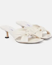 Jimmy Choo Sandali Avenue 50 in pelle Bianco