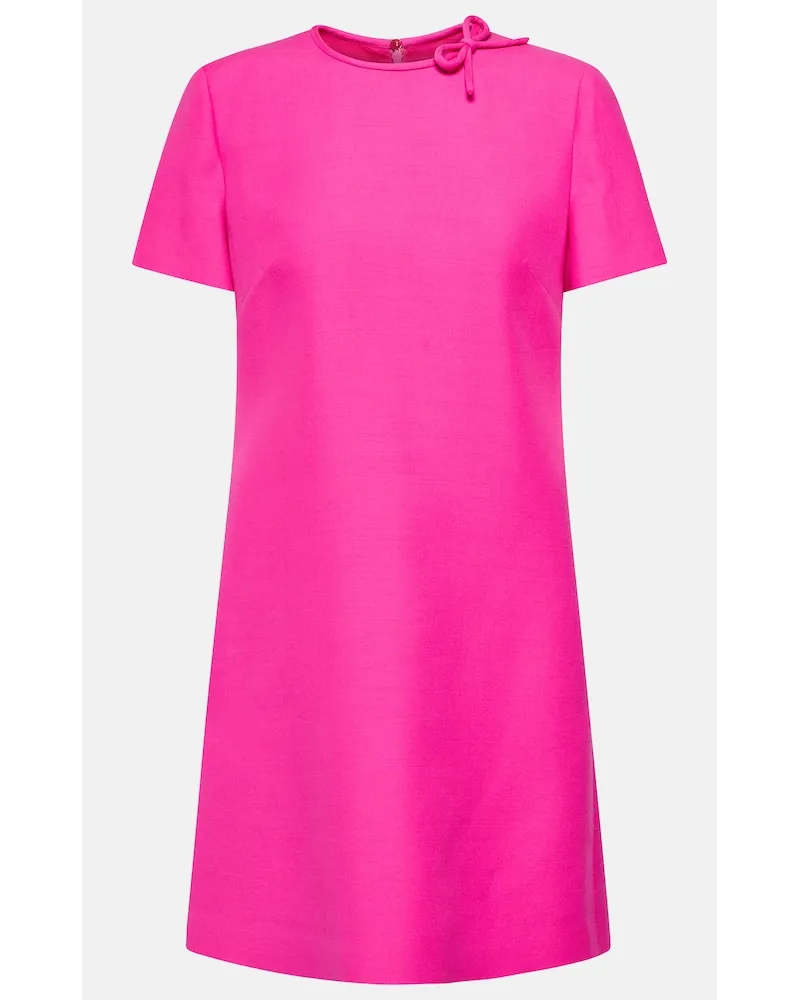 Valentino Garavani Miniabito in crÃªpe di lana e seta Rosa