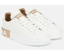 Dolce & Gabbana Sneakers Portofino in pelle Bianco