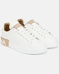 Dolce & Gabbana Sneakers Portofino in pelle Bianco