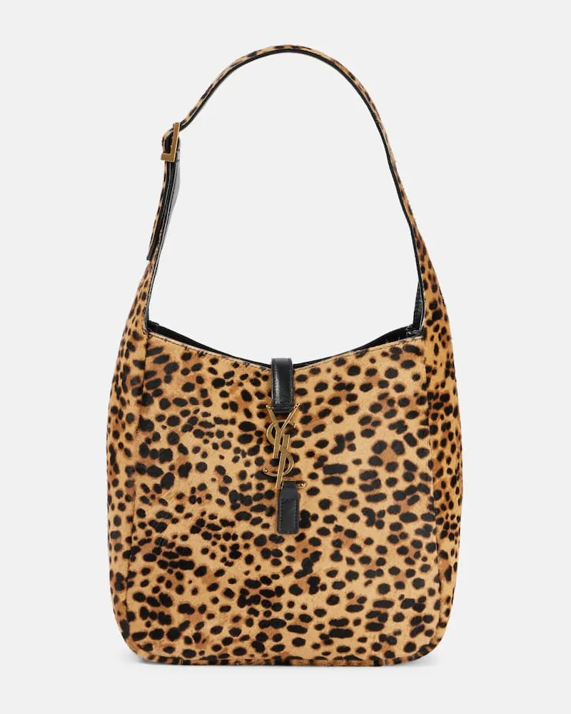 Saint Laurent Borsa a spalla Le 5 Ã  7 Small in pelle Marrone