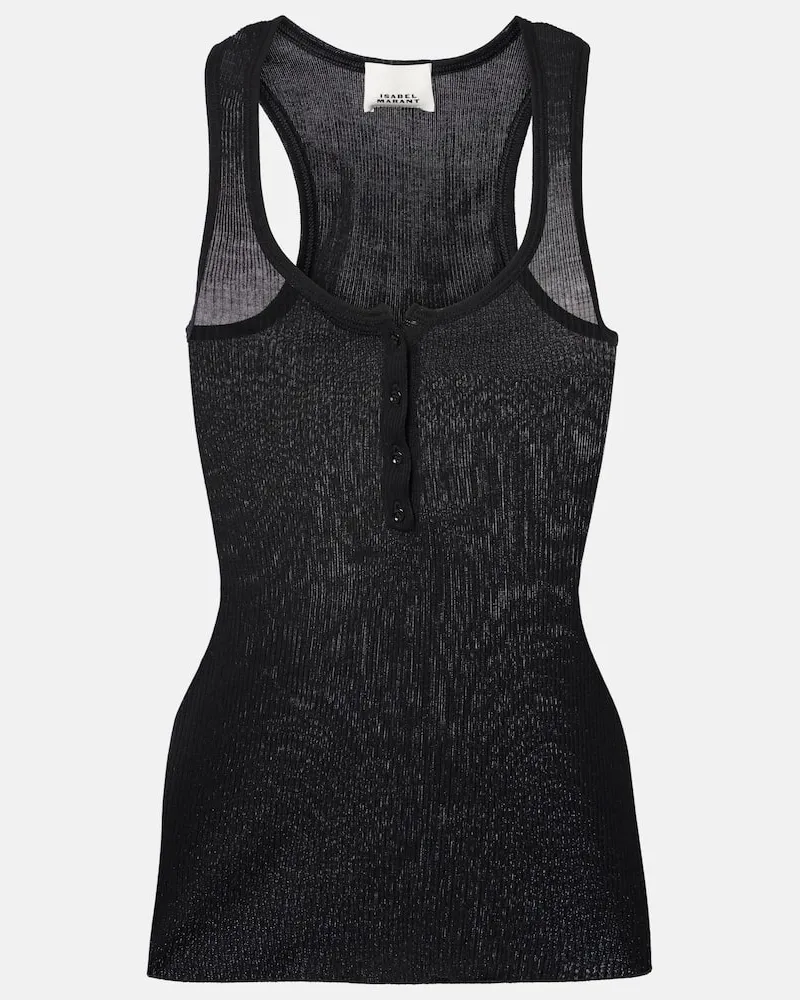 Isabel Marant Top Louisali in cotone Nero