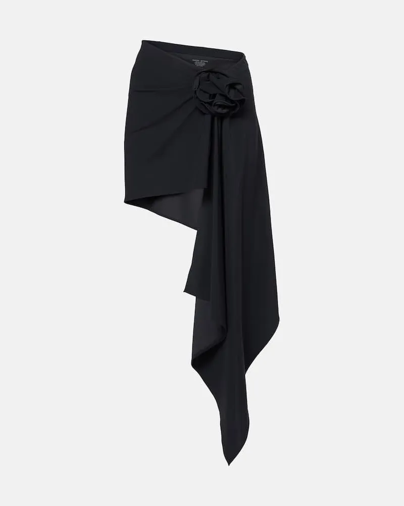 Magda Butrym Pareo con applicazione floreale Nero