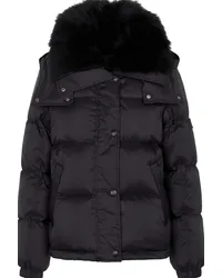 Yves Salomon Piumino con shearling Nero