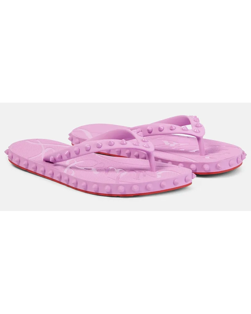 Christian Louboutin Sandali infradito Super Loubi Flip Rosa