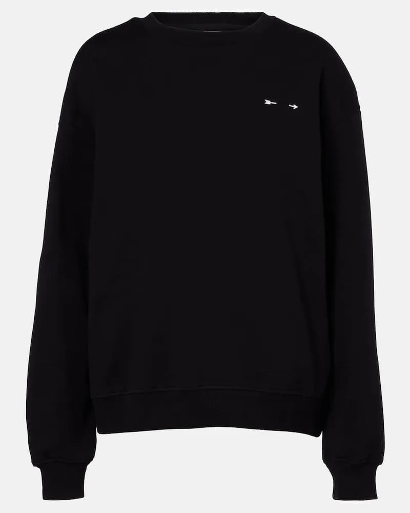 The Upside Felpa Saturn in cotone Nero