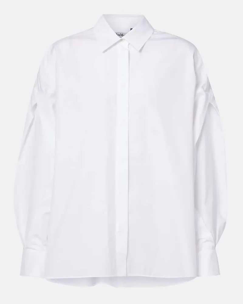 Max Mara Camicia in cotone Bianco