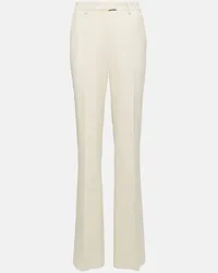 Etro Pantaloni regular in lana Bianco