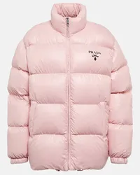 Prada Piumino con logo Rosa