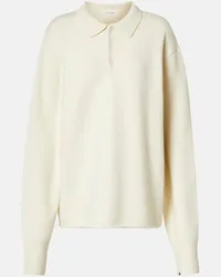 extreme cashmere Polo N°357 Marylebone in misto cashmere Bianco