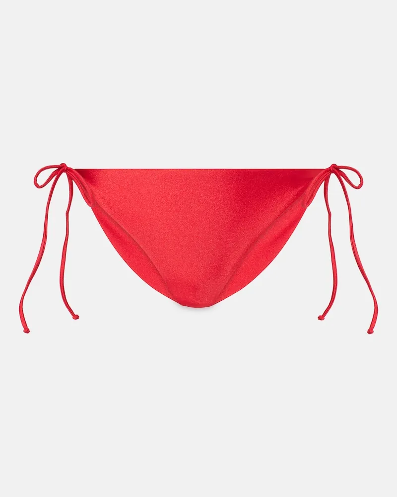 JADE SWIM Slip bikini Lana Rosso