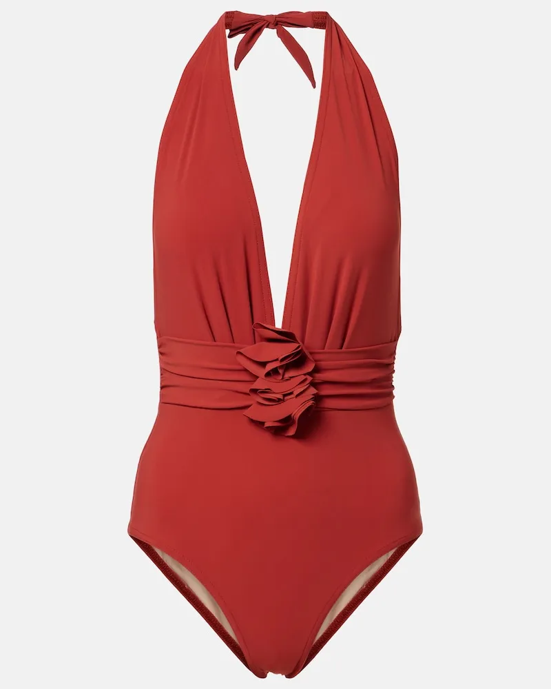 Karla Colletto Costume intero Circle Arancione