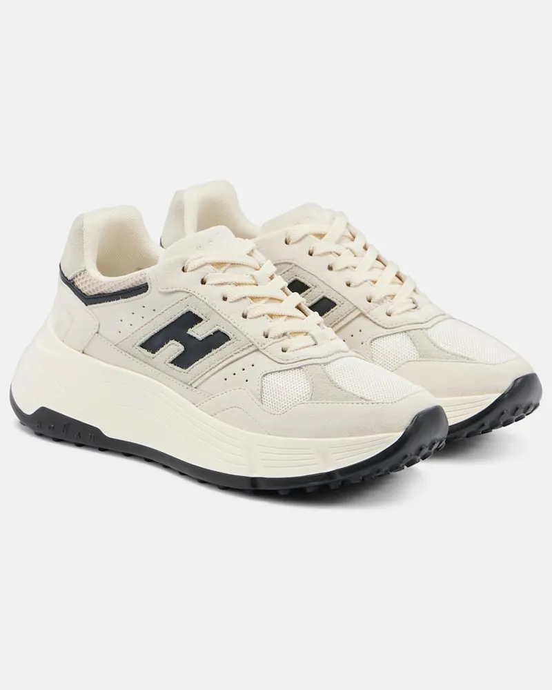 Hogan Sneakers H669 in suede Grigio