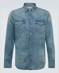 Ralph Lauren Camicia in denim di cotone Blu