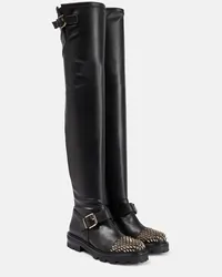 Jimmy Choo Stivali cuissardes Biker II Nero