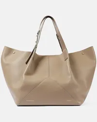 Victoria Beckham Borsa The New Medium in pelle Grigio