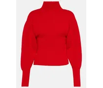 Ferragamo Pullover in lana e cashmere Rosso