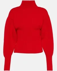 Ferragamo Pullover in lana e cashmere Rosso