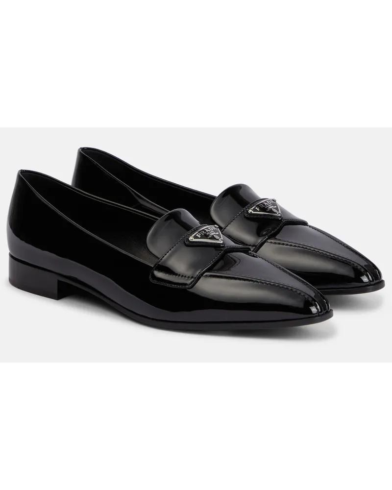 Prada Mocassini in vernice Nero