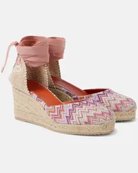 Missoni Espadrillas Eva 60 con zeppa Bianco