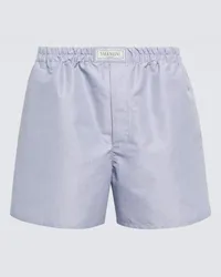 Valentino Garavani Boxer a righe Blu