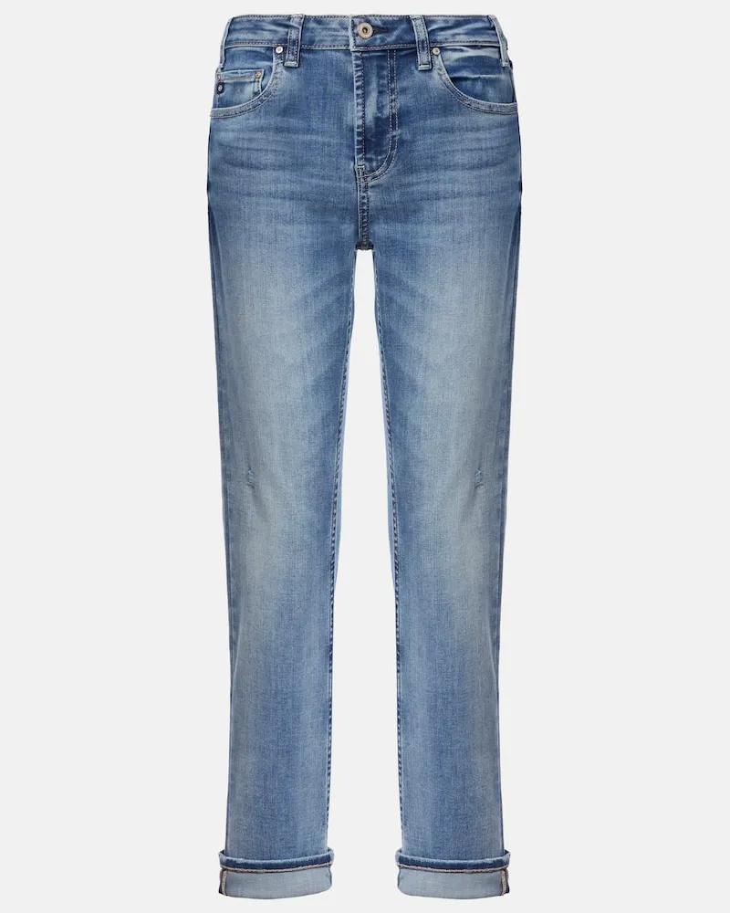 Adriano Goldschmied Jeans regular Girlfriend a vita media Blu