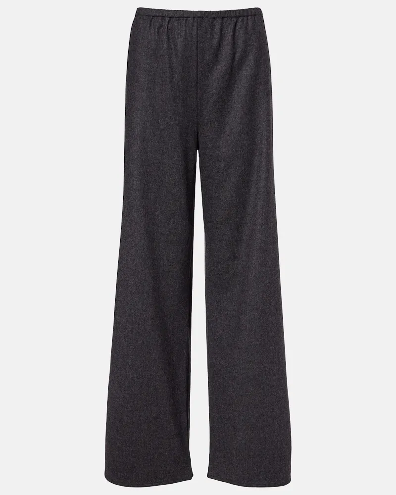 ASCENO Pantaloni Austin in lana e cashmere Grigio