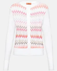 Missoni Cardigan in maglia a zig-zag Multicolore