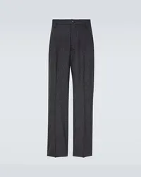 Visvim Pantaloni McCloud Santome in misto lana Blu