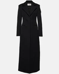 Valentino Garavani Cappotto monopetto in misto lana Nero