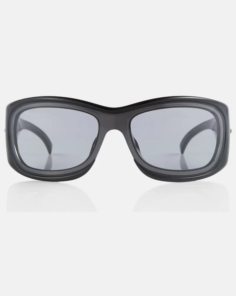 Givenchy Occhiali da sole rettangolari G180 Nero