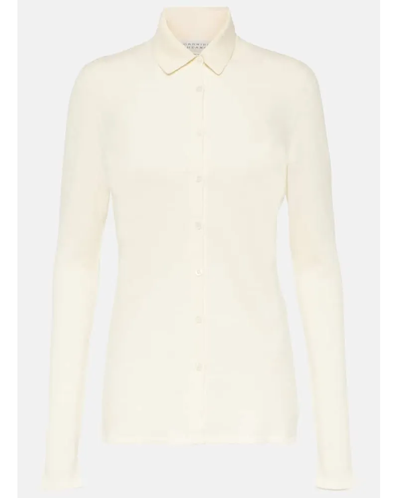 Gabriela Hearst Camicia Deidre in lana Bianco