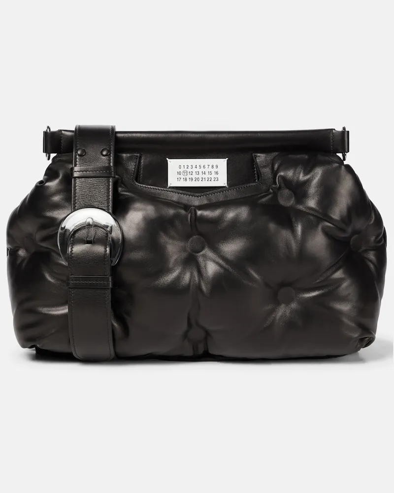 Maison Margiela Borsa a spalla Glam Slam Medium in pelle Nero