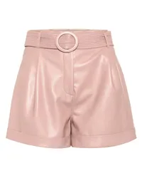 Nanushka Shorts Joyce in similpelle Rosa