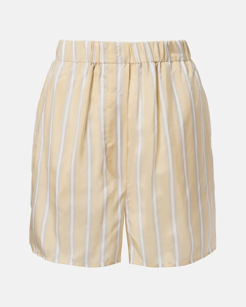 FRANKIE Shop Shorts Lui a righe Giallo
