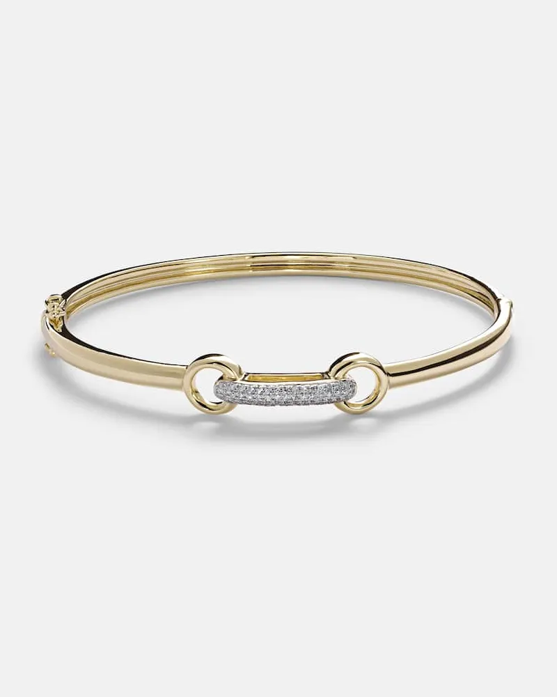 Stone & Strand Bracciale in oro 14kt con diamanti Oro