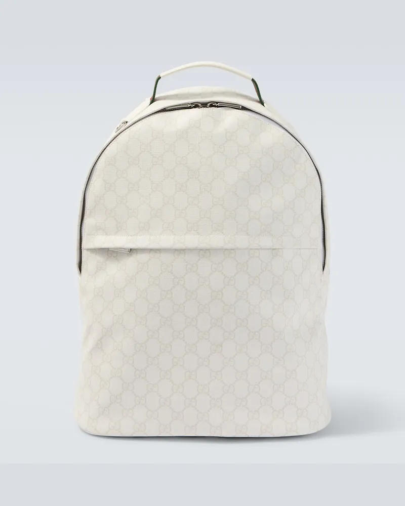 Gucci Zaino Medium in canvas GG Bianco
