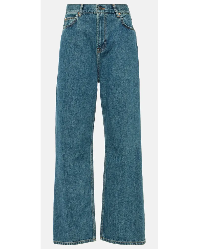 WARDROBE.NYC Jeans regular a vita alta Blu