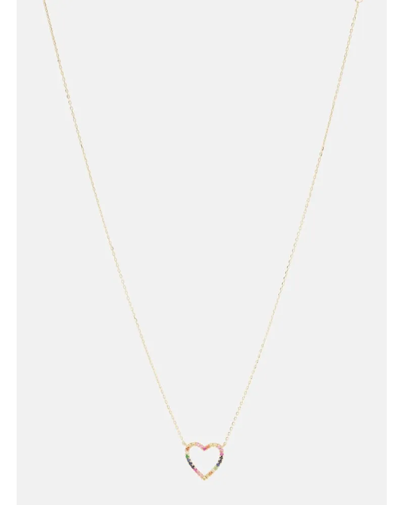 Roxanne First Collana Heart in oro 14kt con zaffiri Oro